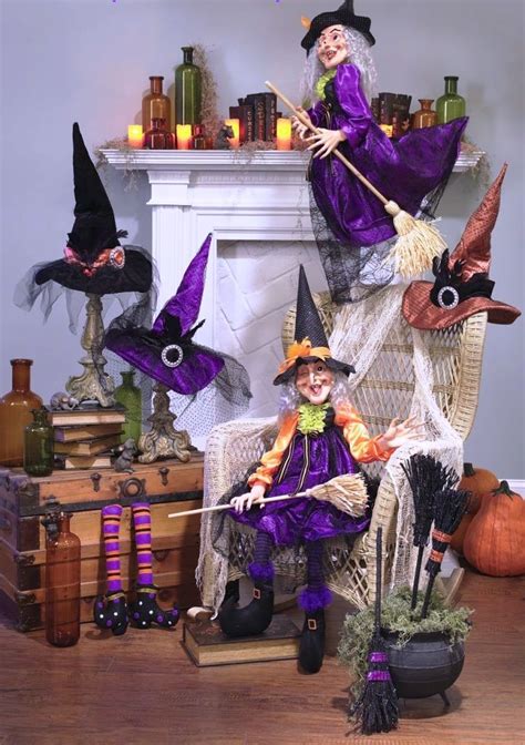 Witch's crash landing: A whimsical twist on traditional tree ornaments